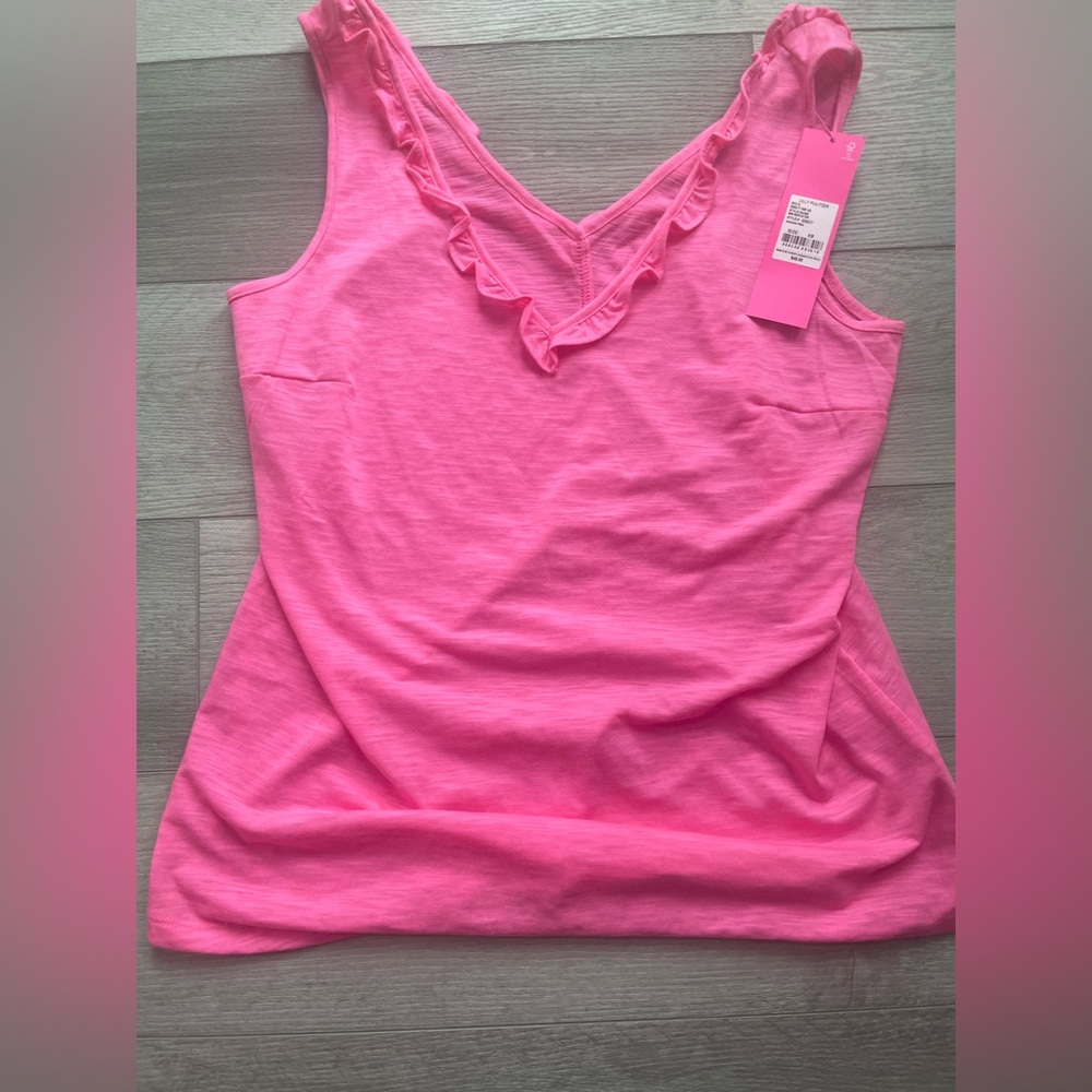 Lilly Pulitzer Gigi ruffle top NWT XS